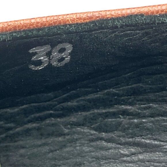 Gentle Souls Women's Black Leather Pumps Heels with Brown Piping EU 38 - Picture 11 of 11